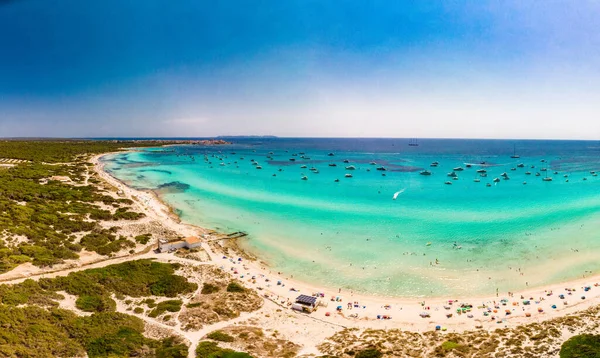 Été Majorque Trenc Ses Arenes Plage Dans Les Îles Baléares — Photo