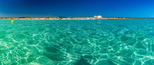 Zomer Majorca Trenc Ses Arenes Strand Balearen Spanje Juli 2020 — Stockfoto