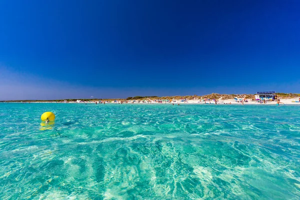 Zomer Majorca Trenc Ses Arenes Strand Balearen Spanje Juli 2020 — Stockfoto