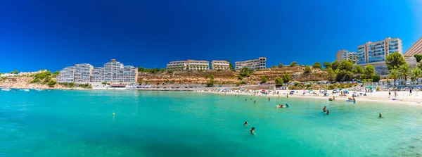 Port Adriano Mallorca Espagne Juillet 2020 Les Touristes Profitent Journée — Photo