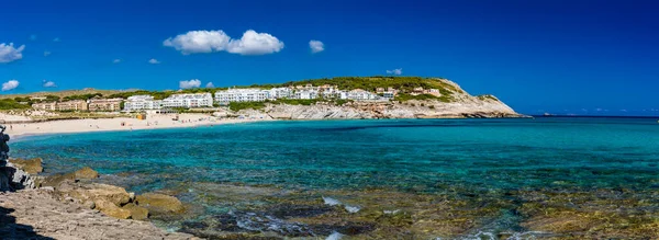 Belle Plage Sable Cala Mesquida Majorque Mer Méditerranée Îles Baléares — Photo