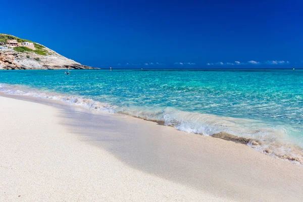 Όμορφη Αμμώδης Παραλία Της Cala Mesquida Μαγιόρκα Μεσόγειος Θάλασσα Βαλεαρίδες — Φωτογραφία Αρχείου