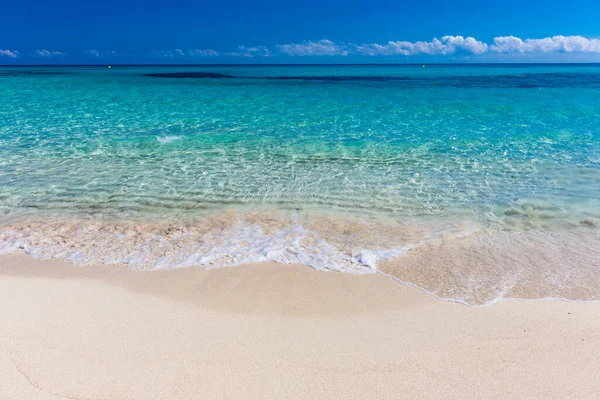 Hermosa Playa Arena Cala Mesquida Mallorca Mar Mediterráneo Islas Baleares — Foto de Stock