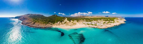 아름다운 모래사장인 지중해 발레아레스 스페인 — 스톡 사진