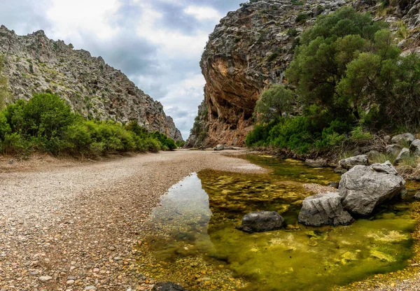 Torrent Pareis Tiefste Schlucht Der Insel Mallorca Spanien — Stockfoto