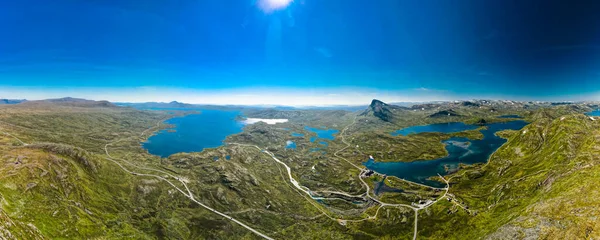 Wandelen Het Prachtige Jotunheimen National Park Noorwegen Synshorn Mountain — Stockfoto