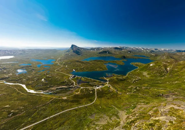 Wandelen Het Prachtige Jotunheimen National Park Noorwegen Synshorn Mountain — Stockfoto