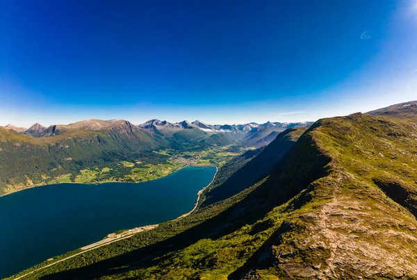 Rampestreken Andalsnes Noorwegen Een Beroemde Toeristische Route Uitzichtpunt — Stockfoto