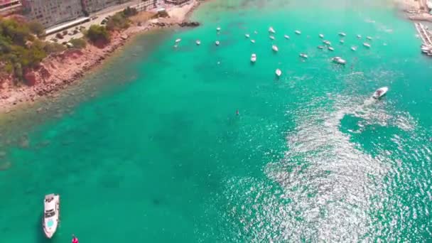 Widok Lotu Ptaka Port Adriano Toro Majorka Baleary Hiszpania — Wideo stockowe