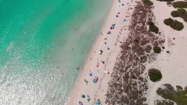 Mallorca Trenc Ses Arenes Beach Ισπανία — Αρχείο Βίντεο