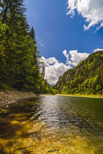 Krajina Krásným Jezerem Parang Horách Rumunsko — Stock fotografie