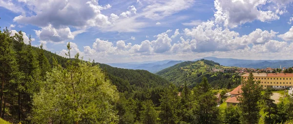 Panorama Com Cenário Montanha Parque Nacional Pirin Bulgária — Fotografia de Stock