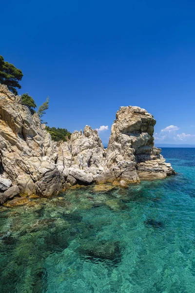 Landscape Beautiful Sea Shore Image Greece — Stock Photo, Image