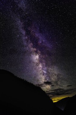 Kuzey yarımkürede görüldüğü gibi Samanyolu Gökadası