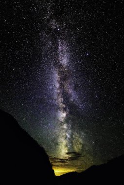 Kuzey yarımkürede görüldüğü gibi Samanyolu Gökadası