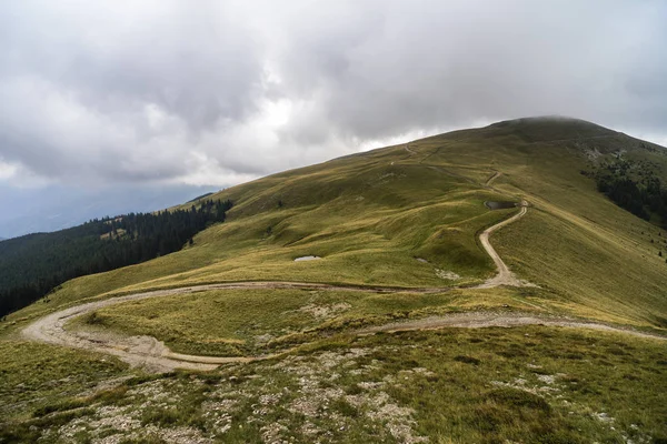 Landschap Met Offroad Berg Ergens Roemenië — Stockfoto