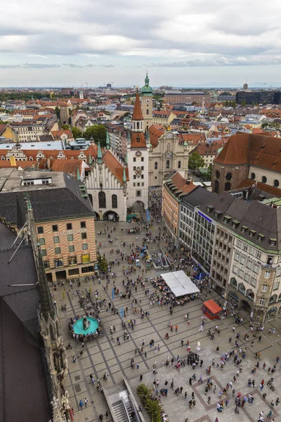Havadan Görünümü Münih Bavyera Almanya Eski Belediye Binası — Stok fotoğraf