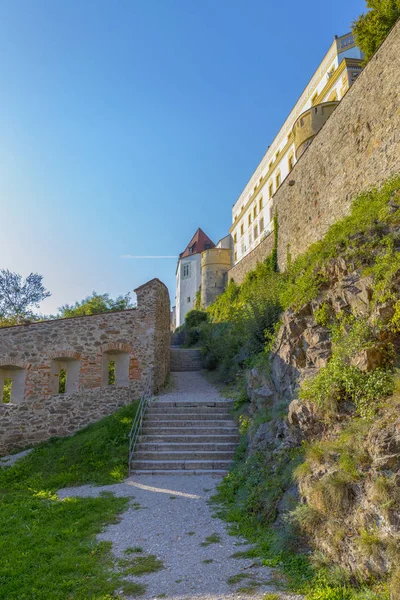 Вид Улицу Пассау Бавария Германия — стоковое фото