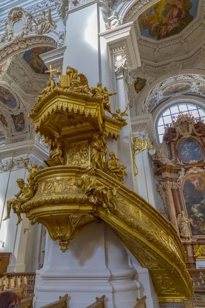 All Interno Della Cattedrale Santo Stefano Passau — Foto Stock