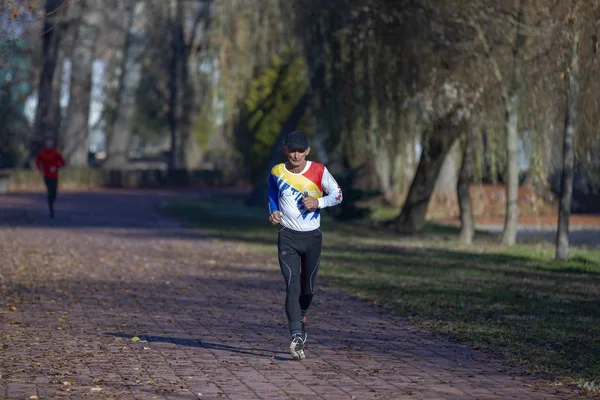 Sportereignis Dem Menschen Unterschiedlichen Alters Teilnehmen Organisiert Anlässlich Des Hundertsten — Stockfoto