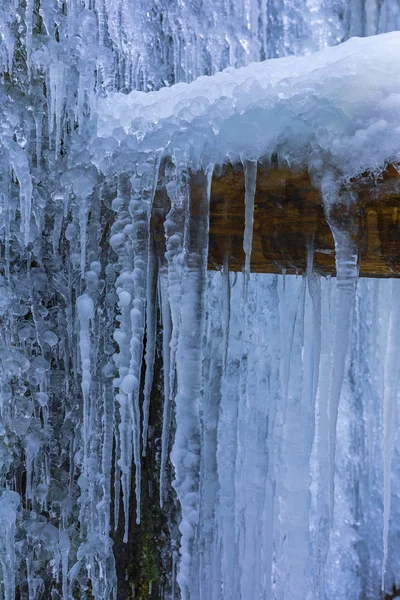 Imagen Carámbanos Varias Formas Hielo — Foto de Stock