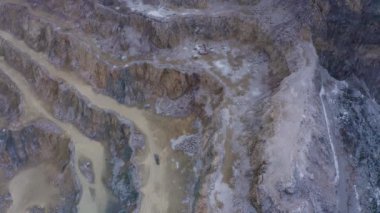 Kış günü hava kalker ocağı