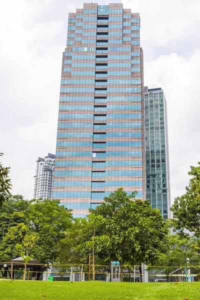 22 abr 2019. Kuala Lumpur, Malasia. Las torres gemelas de Petronas —  Fotos de Stock