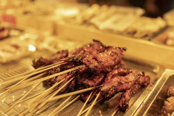 Comida callejera en Kuala-Lumpur — Foto de Stock