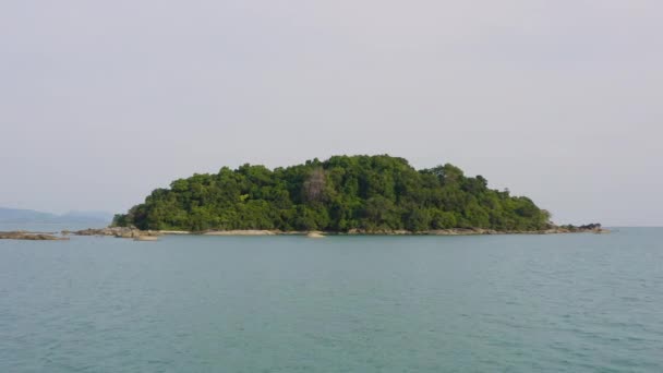 Vista Aérea Del Dron Hermosa Isla Tropical Malasia Langkawi — Vídeos de Stock