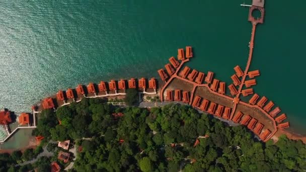 Mai 2019 Beach Resort Ilha Langkawi Malásia Vista Aérea Drone — Vídeo de Stock