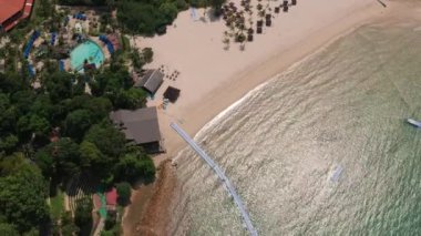 3, Mai, 2019,Beach Resort Langkawi adası, Malezya, drone havadan görünümü 