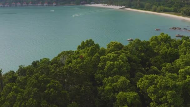 Mai 2019 Beach Resort Langkawi Sziget Malajzia Légi Kilátás Drone — Stock videók