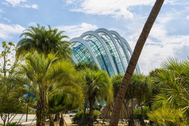 Singapur - 25 Nisan 2019: Park Gardens bina tarafından 