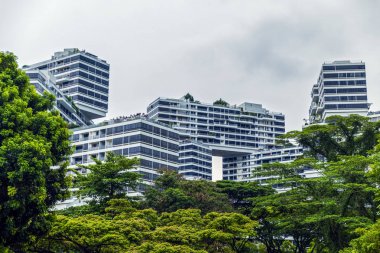 Singapur City, Singapur - 25 Nisan 2019: Interlace com