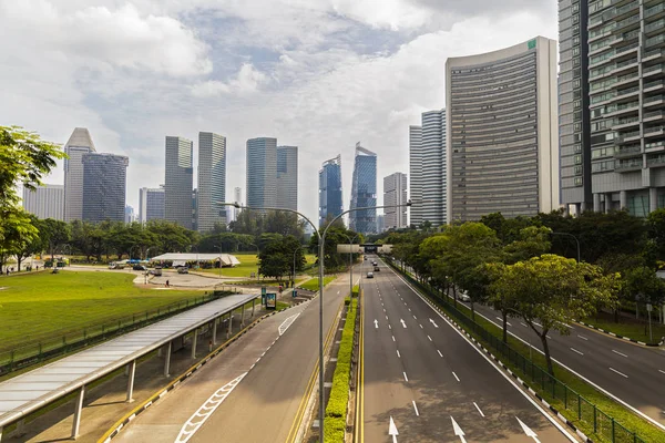 Various modern buildings with futuristic design in Singapore 25 — Stock Photo, Image