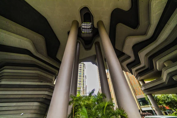 Singapore, Singapore-25 april 2019: groene natuur gevel van PA — Stockfoto