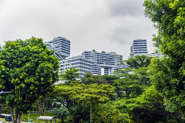 CIUDAD DEL SINGAPUR, SINGAPUR - 25 de abril de 2019: El entrelazado es com —  Fotos de Stock