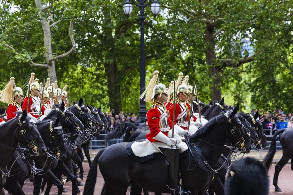 Dia da Rainha, 8 Jun 2019 Londres Inglaterra, Imagens do evento ou — Fotografia de Stock