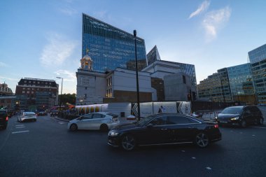 8 Haziran 2019 Londra İngiltere, modern binalar, kentsel sanat.