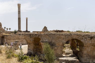 Kartaca Roma Hamamı Harabeleri, Tunus, 21 Jun 2019.