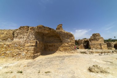Kartaca Roma Hamamı Harabeleri, Tunus, 21 Jun 2019.