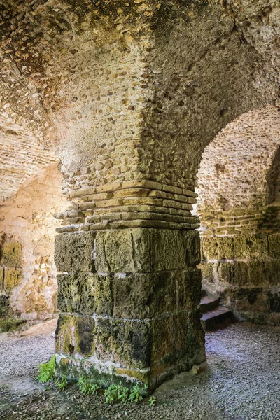 Ruinas de los baños romanos de Cartago, Túnez, 21 jun 2019 . — Foto de Stock