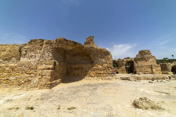 Ruins of the Roman Baths of Carthage, Tunisia, 21 Jun 2019. — Stock Photo, Image