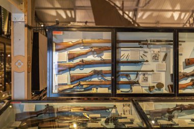 Oxford - İngiltere, 21 Ağustos 2019: Ünlü Oxford Üniversitesi Müzesi 