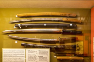 Oxford - İngiltere, 21 Ağustos 2019: Ünlü Oxford Üniversitesi Müzesi 