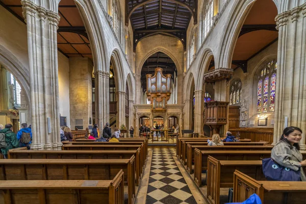 Août 21, 2019, tournée de la ville à Oxford au Royaume-Uni, Oxford collèges et oth — Photo