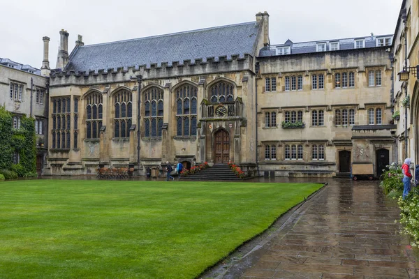 August 21, 2019, city tour in Oxford UK, Oxford colleges and oth — Stock Photo, Image