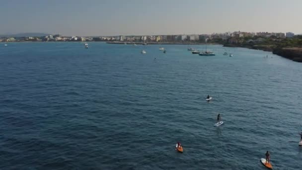 Septiembre 2019 Vuelo Por Encima Palma Mallorca España Metraje Aéreo — Vídeos de Stock