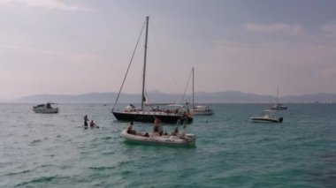 5 Eylül 2019,Fly on Palma de Mallorca, İspanya ( hava görüntüleri )