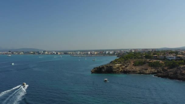 September 2019 Flug Über Palma Mallorca Spanien Luftaufnahmen — Stockvideo